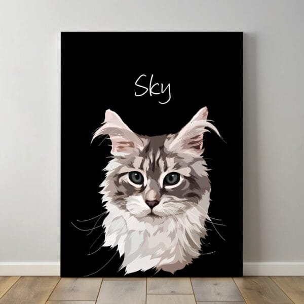 Modern Cat Portrait