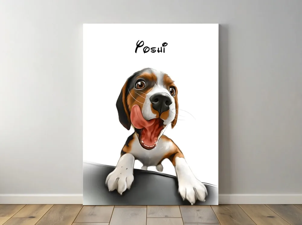 Modern Dog Portrait