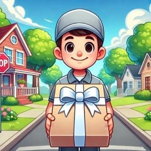 delivery guy icon