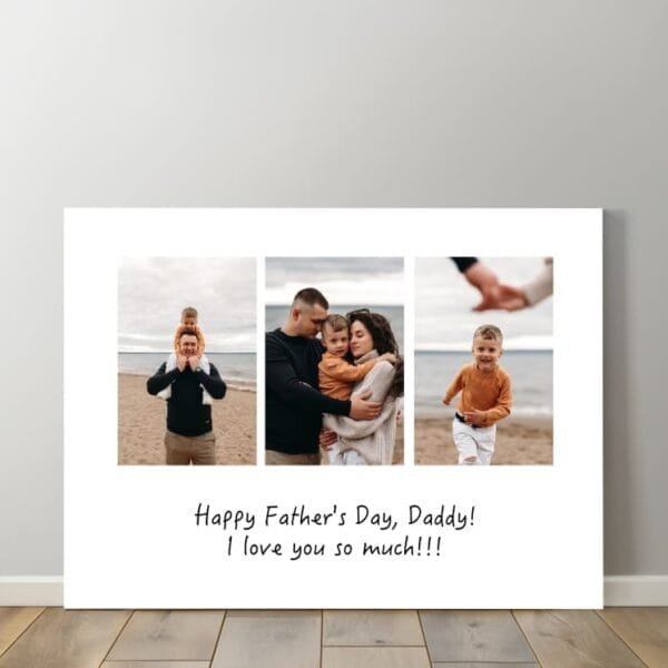 Canvas print with words
