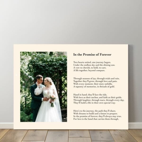 Custom canvas with text