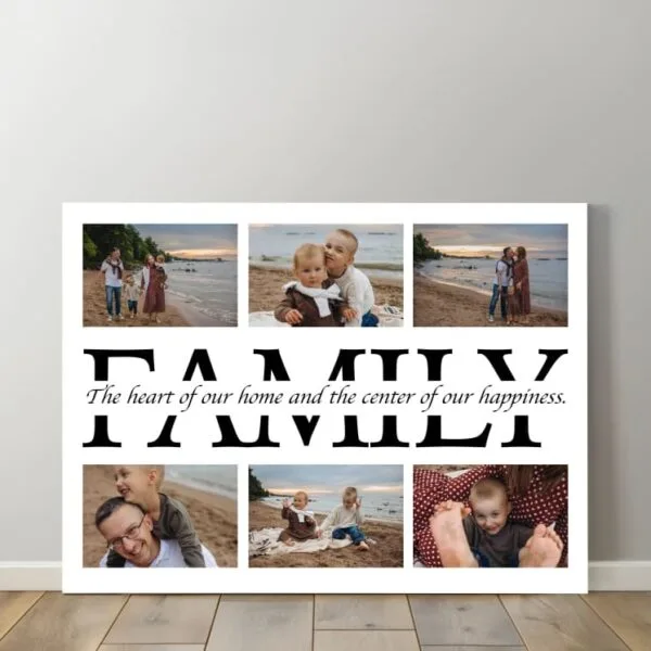 Custom words on canvas