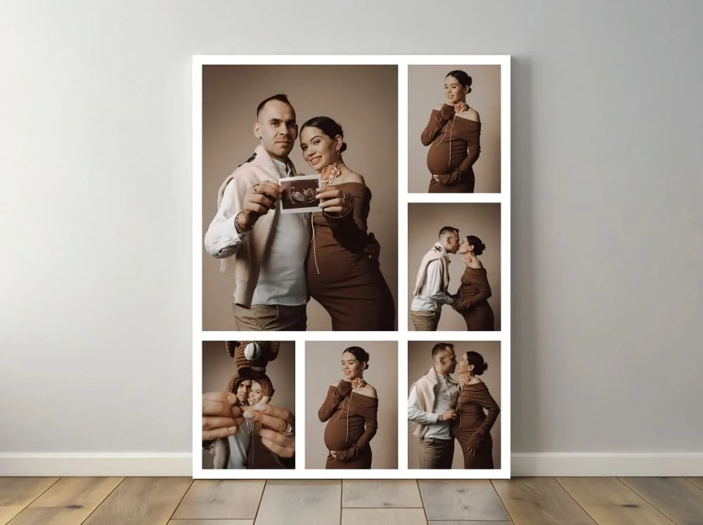 Custom canvas collage